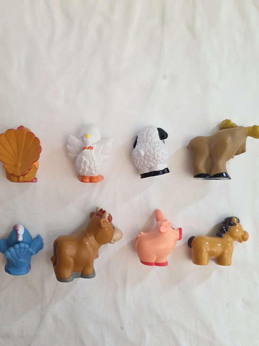 Fisher Price Little People Farm Lot Of 11 Figures People Animals Truck Toys Kids